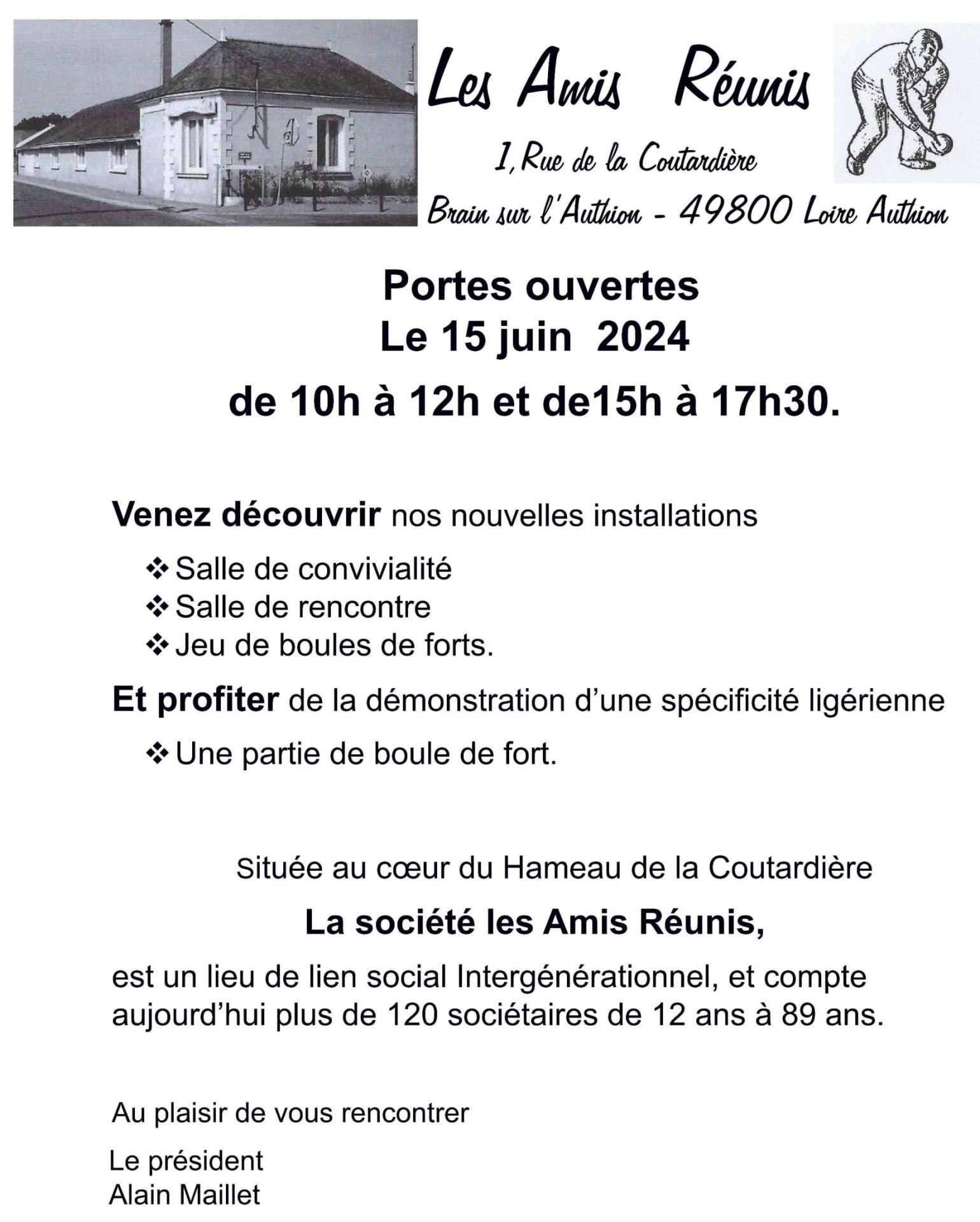 Portes ouvertes amis reunis